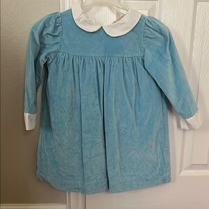 The Beaufort Bonnet Company Blue Dress with White Collar